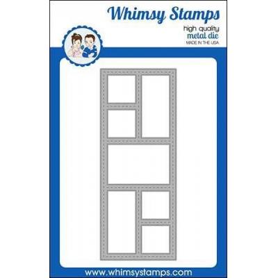 Whimsy Stamps Denise Lynn and Deb Davis Die -Slimline Windows